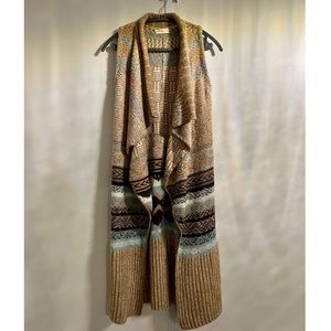 Anthropologie long vest